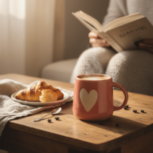 Lush Heart Ceramic Coffee Mug Single 280 ml