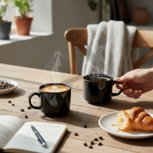 Twilight Mesa Ceramic Cup set of 2 - 120 ml