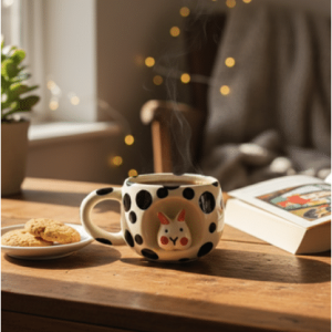 Peek-a-Boo Ceramic Coffee Mug Single 320 ml