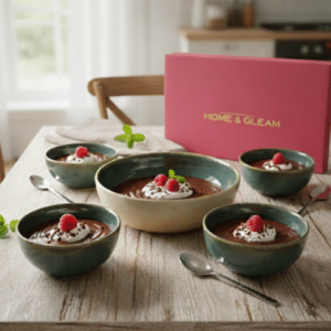 The Gleam Family  Pudding Gift box set  of 5